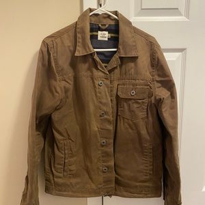 Flint and tinder jacket size medium tan